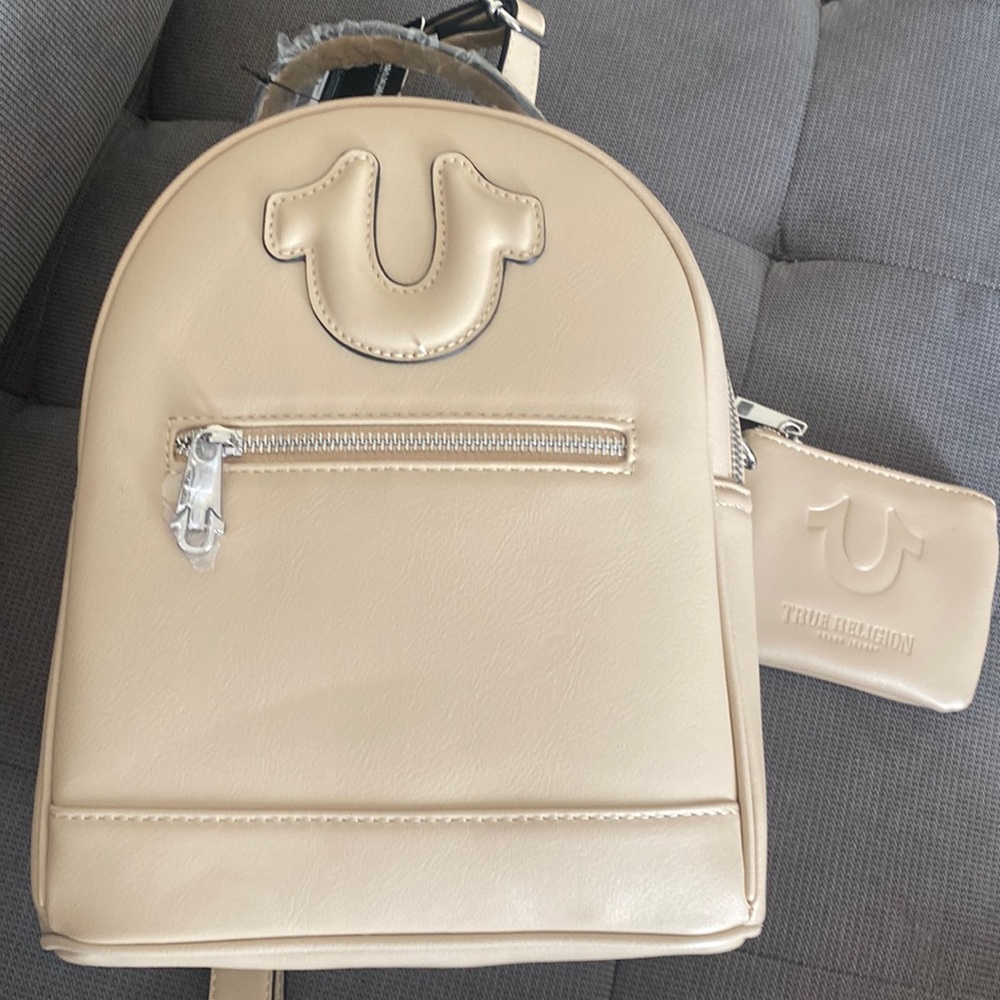 True Religion Horseshoe Logo Mini Backpack